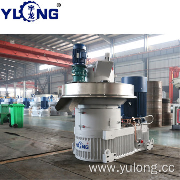 YULONG XGJ560 1.5-2TON/H biomass palm fiber pellet machine